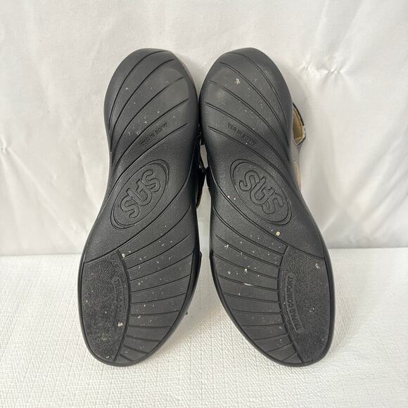 SAS Nudu Sandals Womens Size 8 N Narrow Ankle Strap Bronze Leather Comfort - Picture 11 of 11